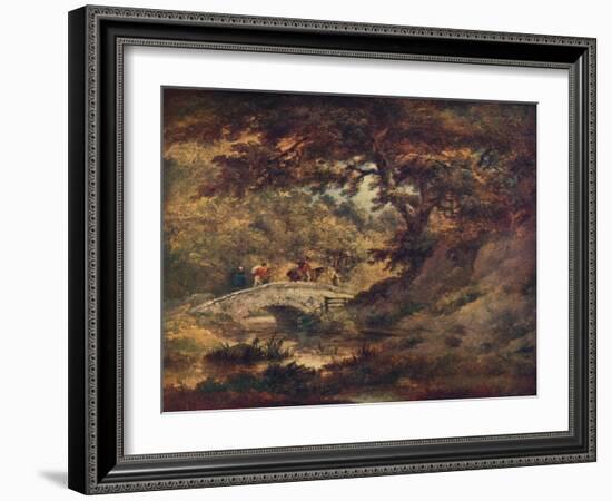 'A Woodland Scene', c1795-George Morland-Framed Giclee Print