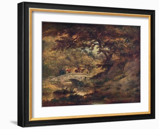 'A Woodland Scene', c1795-George Morland-Framed Giclee Print