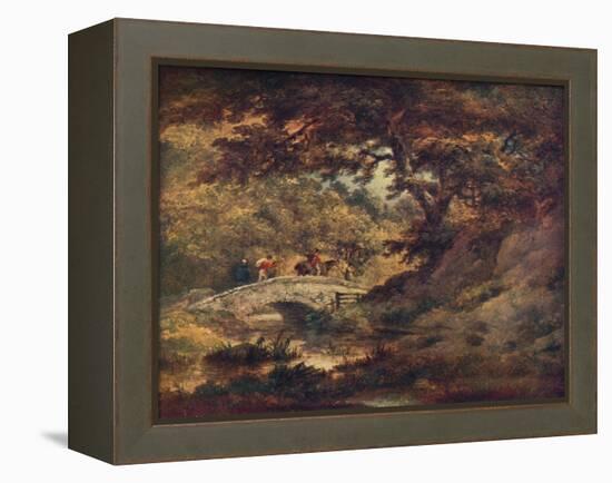 'A Woodland Scene', c1795-George Morland-Framed Premier Image Canvas