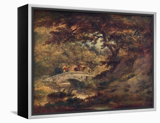 'A Woodland Scene', c1795-George Morland-Framed Premier Image Canvas