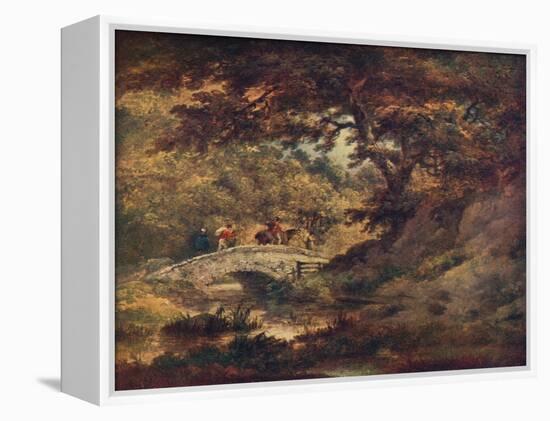 'A Woodland Scene', c1795-George Morland-Framed Premier Image Canvas