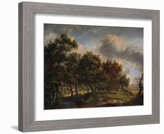 A Woodmans Cottage, 1820-Patrick Nasmyth-Framed Giclee Print