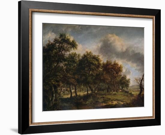 A Woodmans Cottage, 1820-Patrick Nasmyth-Framed Giclee Print