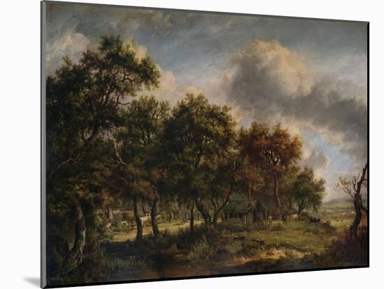 A Woodmans Cottage, 1820-Patrick Nasmyth-Mounted Giclee Print