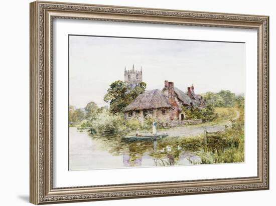 A Worcestershire Village-Henry John Yeend King-Framed Giclee Print