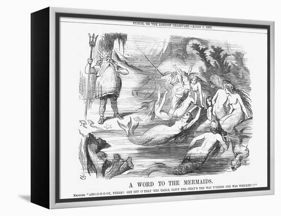 A Word to the Mermaids, 1865-John Tenniel-Framed Premier Image Canvas