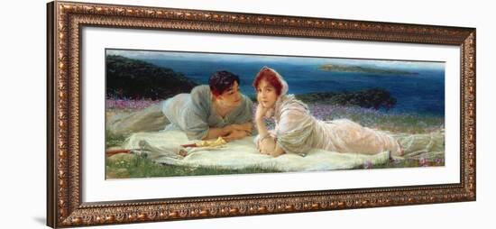 A World of their Own, 1905-Sir Lawrence Alma-Tadema-Framed Giclee Print