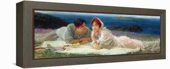 A World of their Own, 1905-Sir Lawrence Alma-Tadema-Framed Premier Image Canvas