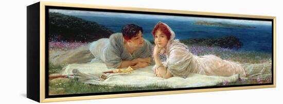 A World of their Own, 1905-Sir Lawrence Alma-Tadema-Framed Premier Image Canvas