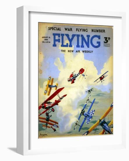 A World War I Dogfight (1914-191), 1938-null-Framed Giclee Print