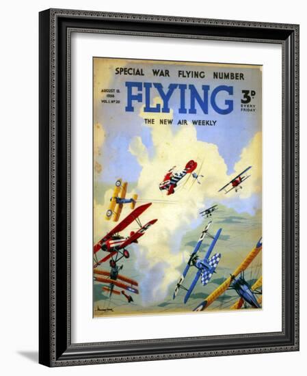 A World War I Dogfight (1914-191), 1938-null-Framed Giclee Print