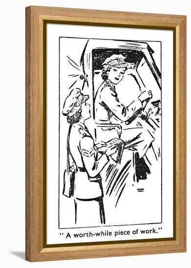 'A worth-while piece of work', 1940-Unknown-Framed Premier Image Canvas