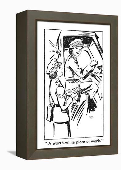 'A worth-while piece of work', 1940-Unknown-Framed Premier Image Canvas