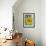 A Wreath of Sunflowers Hanging on a Fence-Alena Hrbkova-Framed Photographic Print displayed on a wall