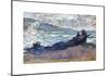 A Wrecked Boat on a Beach (L’Épave)-Henri Edmond Cross-Mounted Premium Giclee Print