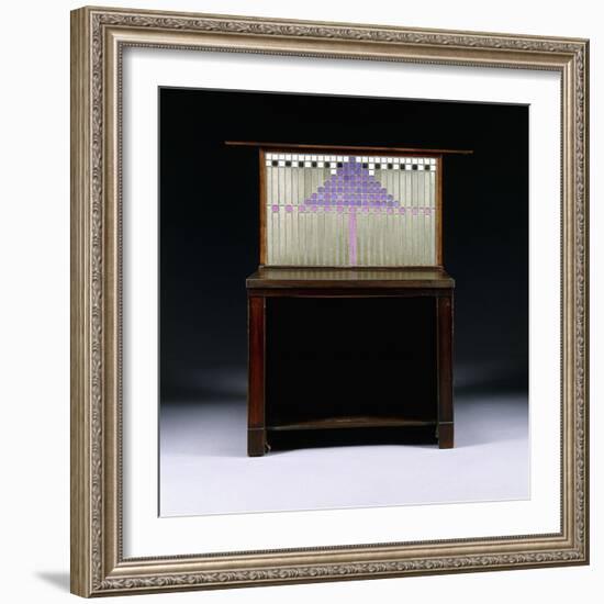 A Writing Cabinet Designed for Walter W. Blackie Esq., Hill House, Edinburgh, 1904-Charles Rennie Mackintosh-Framed Giclee Print