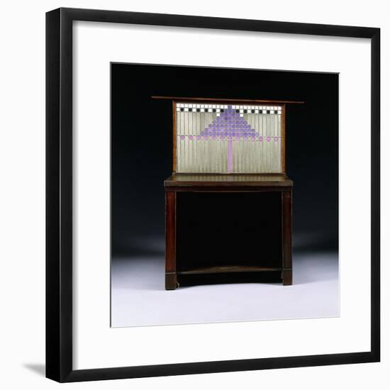 A Writing Cabinet Designed for Walter W. Blackie Esq., Hill House, Edinburgh, 1904-Charles Rennie Mackintosh-Framed Giclee Print