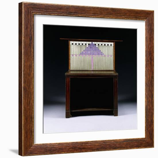 A Writing Cabinet Designed for Walter W. Blackie Esq., Hill House, Edinburgh, 1904-Charles Rennie Mackintosh-Framed Giclee Print