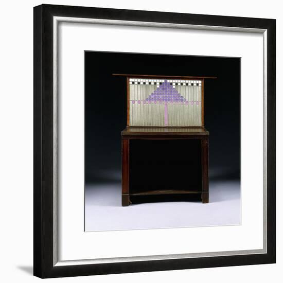 A Writing Cabinet Designed for Walter W. Blackie Esq., Hill House, Edinburgh, 1904-Charles Rennie Mackintosh-Framed Giclee Print