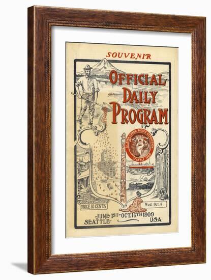 A.Y.P.E. Official Daily Program, 1909-null-Framed Giclee Print