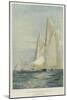 A Yacht Race-William Lionel Wyllie-Mounted Giclee Print