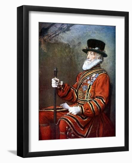 A Yeoman of the Guard, C1905-John Everett Millais-Framed Giclee Print