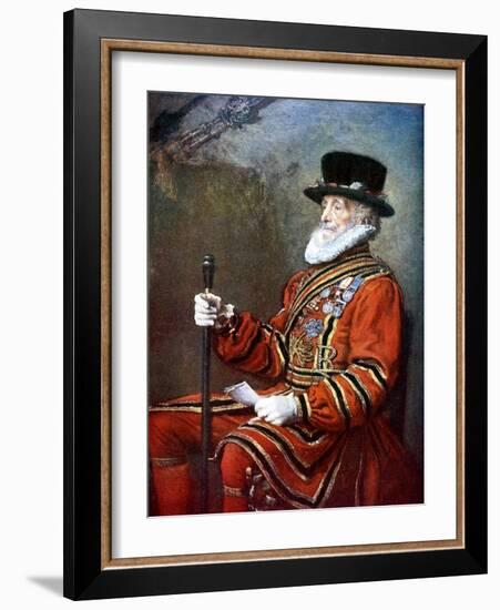 A Yeoman of the Guard, C1905-John Everett Millais-Framed Giclee Print