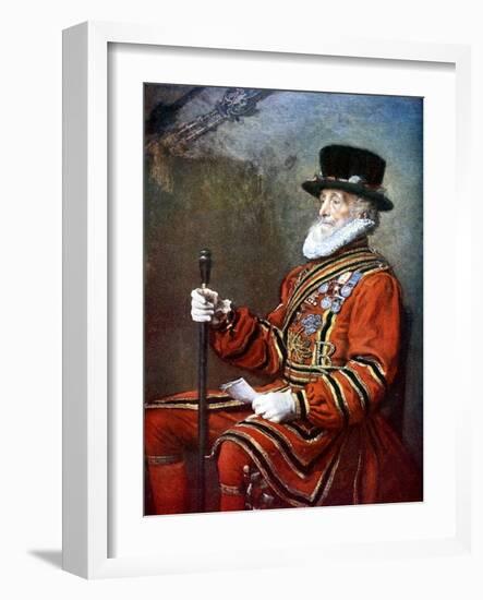 A Yeoman of the Guard, C1905-John Everett Millais-Framed Giclee Print