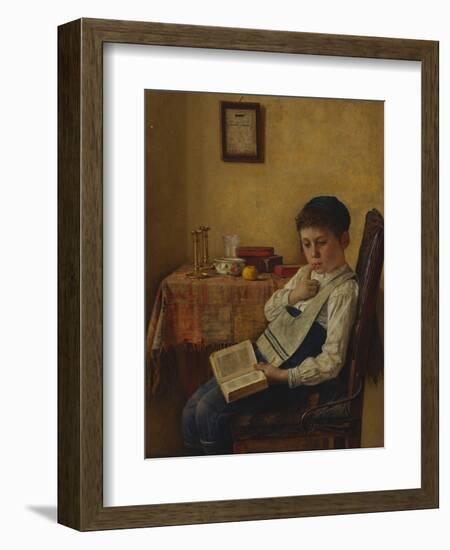 A Yeshiva Boy-Isidor Kaufmann-Framed Giclee Print