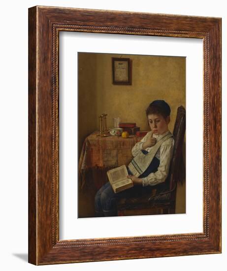 A Yeshiva Boy-Isidor Kaufmann-Framed Giclee Print