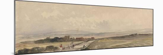 A Yorkshire Road-Peter De Wint-Mounted Giclee Print