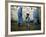 A Young Afghan Refugee Boy Stands in a Pair of Adult's Shoes-null-Framed Photographic Print