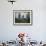 A Young Afghan Refugee Boy Stands in a Pair of Adult's Shoes-null-Framed Photographic Print displayed on a wall