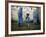 A Young Afghan Refugee Boy Stands in a Pair of Adult's Shoes-null-Framed Photographic Print
