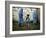 A Young Afghan Refugee Boy Stands in a Pair of Adult's Shoes-null-Framed Photographic Print