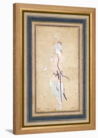 A Young Archer, C. 1580-Muhammadi Musawwir-Framed Premier Image Canvas