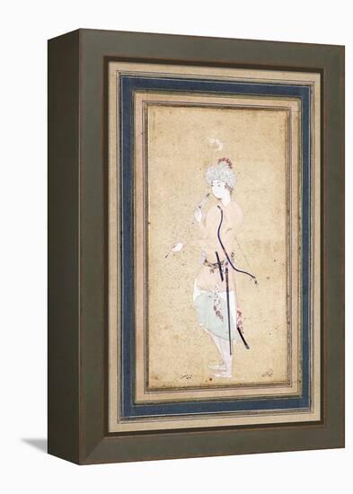 A Young Archer, C. 1580-Muhammadi Musawwir-Framed Premier Image Canvas
