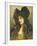 A Young Beauty in a Black Hat-Albert Lynch-Framed Giclee Print