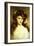 A Young Beauty with Flowers in Her Hair-Albert Lynch-Framed Giclee Print