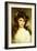 A Young Beauty with Flowers in Her Hair-Albert Lynch-Framed Giclee Print