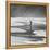 A Young Boy Kicks a Ball on Itamambuca Beach in Ubatuba, Brazil-Alex Saberi-Framed Premier Image Canvas