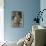 A Young Boy, Poses for His Photograph with His Pet Old English Sheepdog-null-Photographic Print displayed on a wall