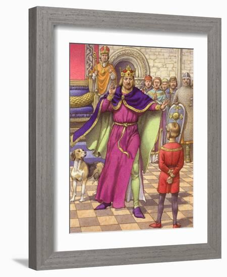 A Young Boy Was Employed to Tell King Henry That His Son Was Dead-Pat Nicolle-Framed Giclee Print