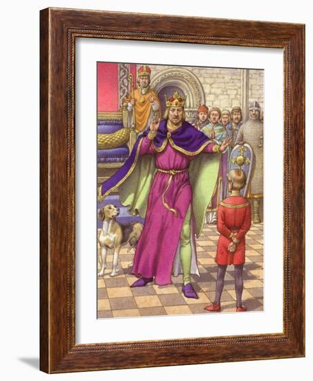 A Young Boy Was Employed to Tell King Henry That His Son Was Dead-Pat Nicolle-Framed Giclee Print