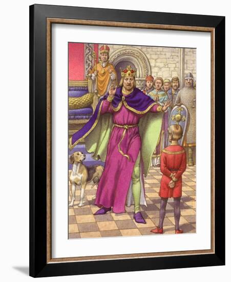 A Young Boy Was Employed to Tell King Henry That His Son Was Dead-Pat Nicolle-Framed Giclee Print