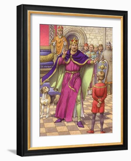 A Young Boy Was Employed to Tell King Henry That His Son Was Dead-Pat Nicolle-Framed Giclee Print