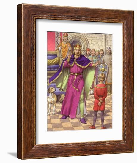 A Young Boy Was Employed to Tell King Henry That His Son Was Dead-Pat Nicolle-Framed Giclee Print