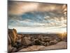 A Young Couple Take In The Sunset In Joshua Tree National Park-Daniel Kuras-Mounted Photographic Print