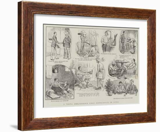 A Young Englishman's First Experiences in India-William Ralston-Framed Giclee Print