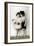A Young Girl and Boy, Early 20th Century-null-Framed Giclee Print